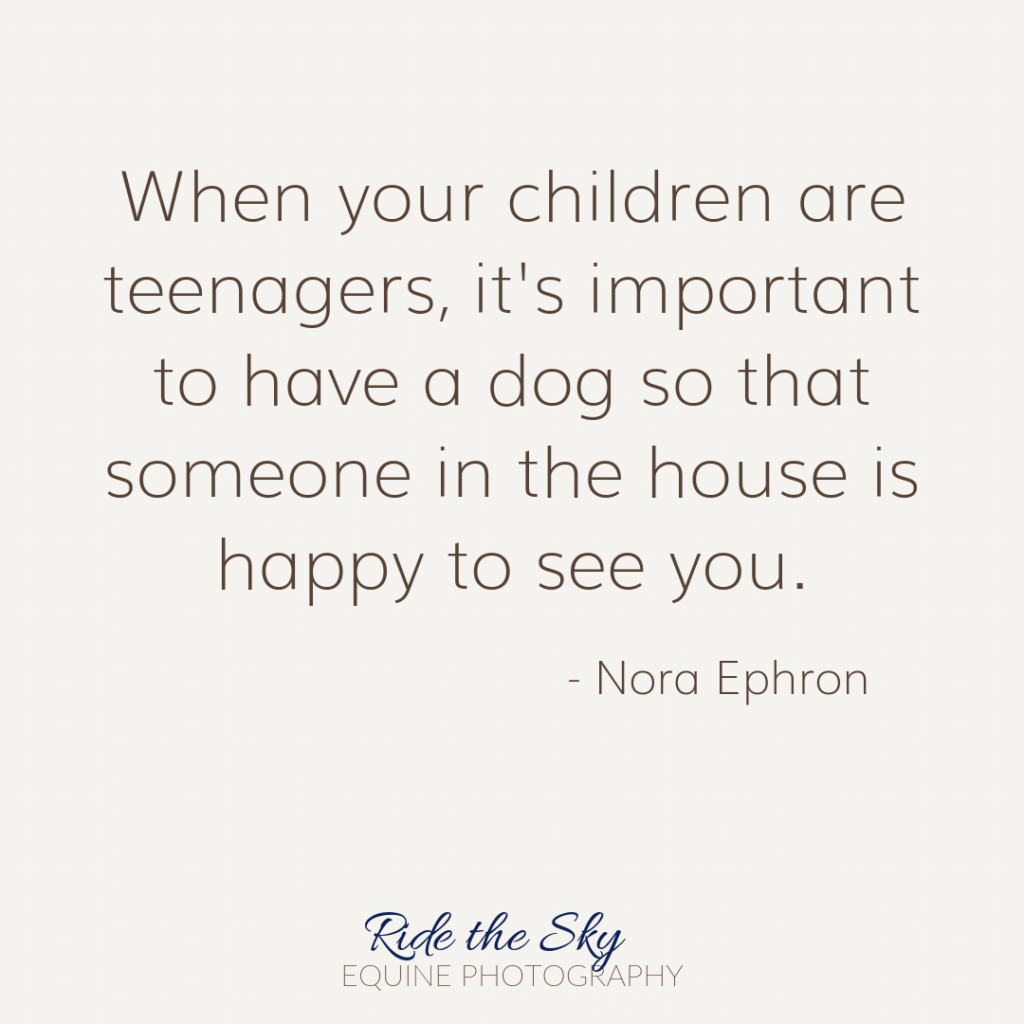 Nora Ephron Dog Quote