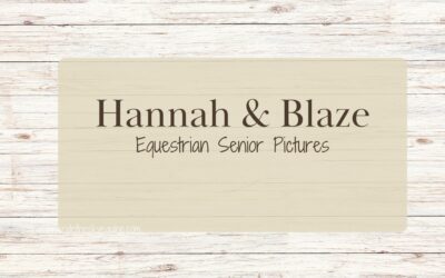 Hannah & Blaze | Equestrian High School Senior Portraits | Dalton GA
