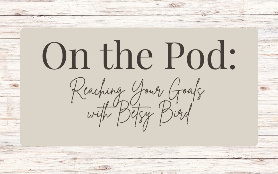 On the Pod: Reaching Your Goals with Betsy Bird