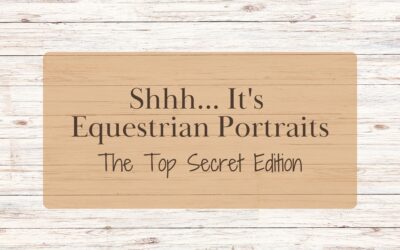 Shhh… It’s Equestrian Portraits, the Top-Secret Edition!