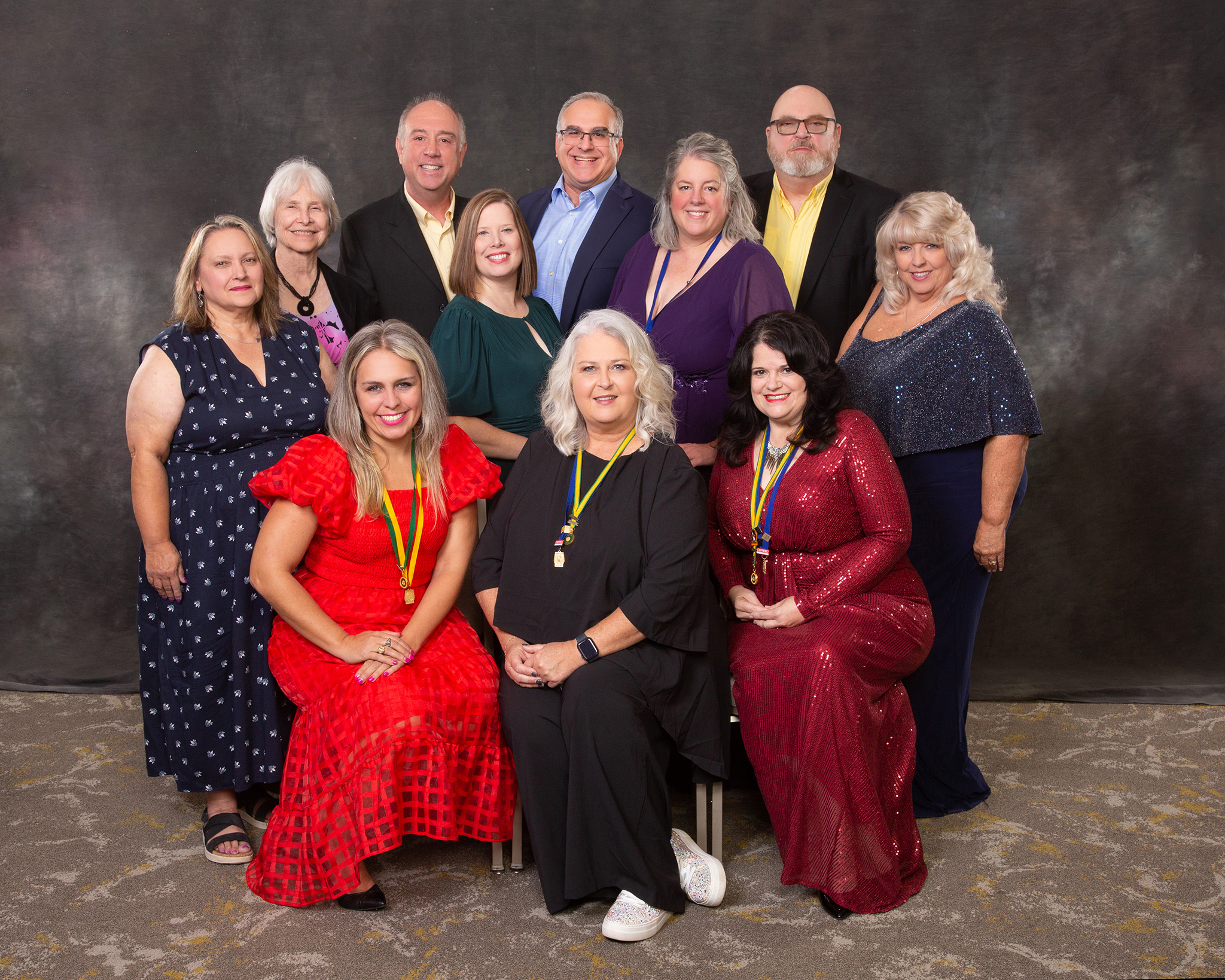 The picture features the 2023-24 Board of Directors of the Tennessee Professional Photographers Association. 